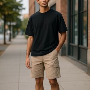 Royal Robbins Mens Khaki Cargo Shorts Outdoor Casual‎ Comfort Size 38